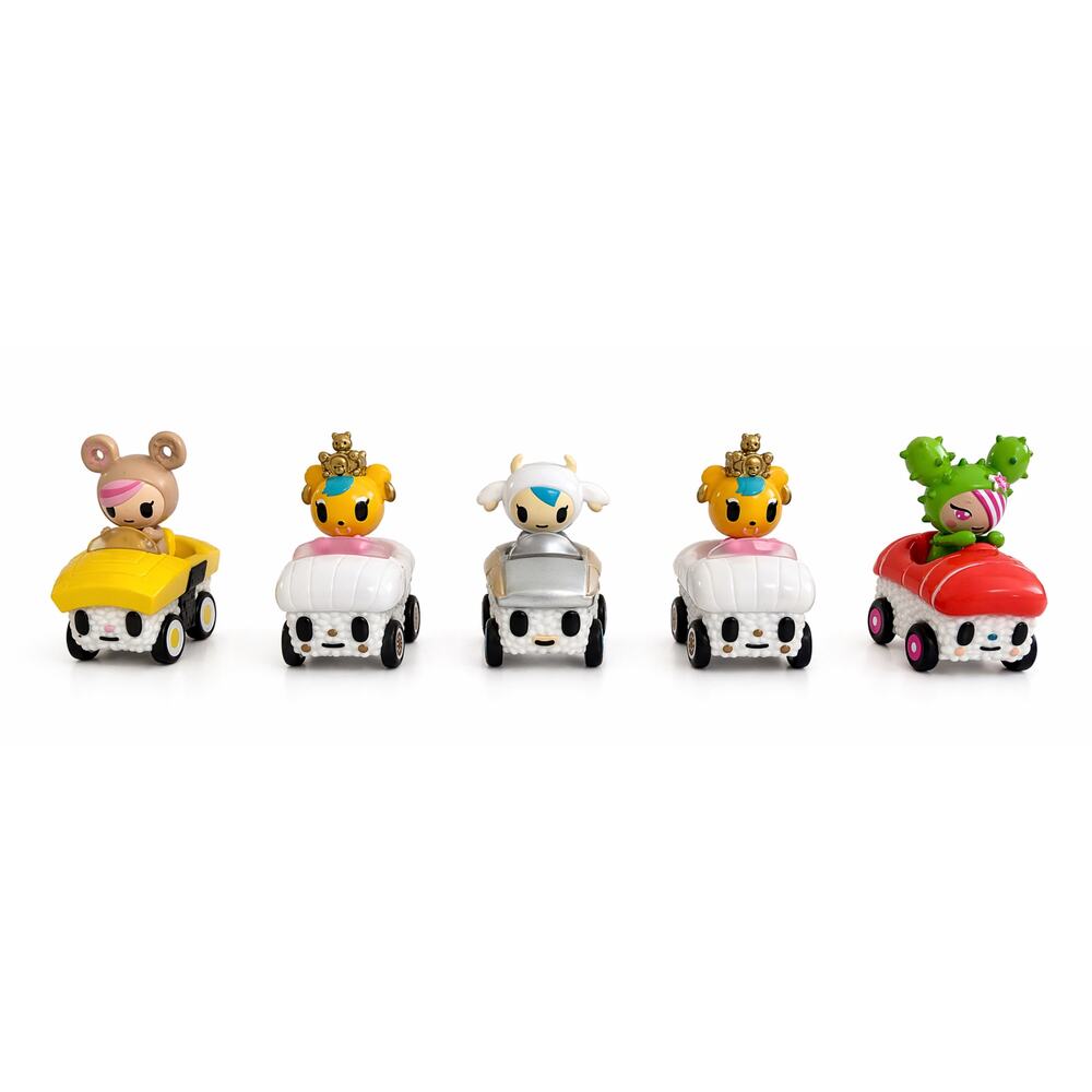 tokidoki Sushi Cars Minis Lot Of 5 Figures Kawaii Collectible Toys